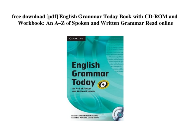 english grammar today pdf